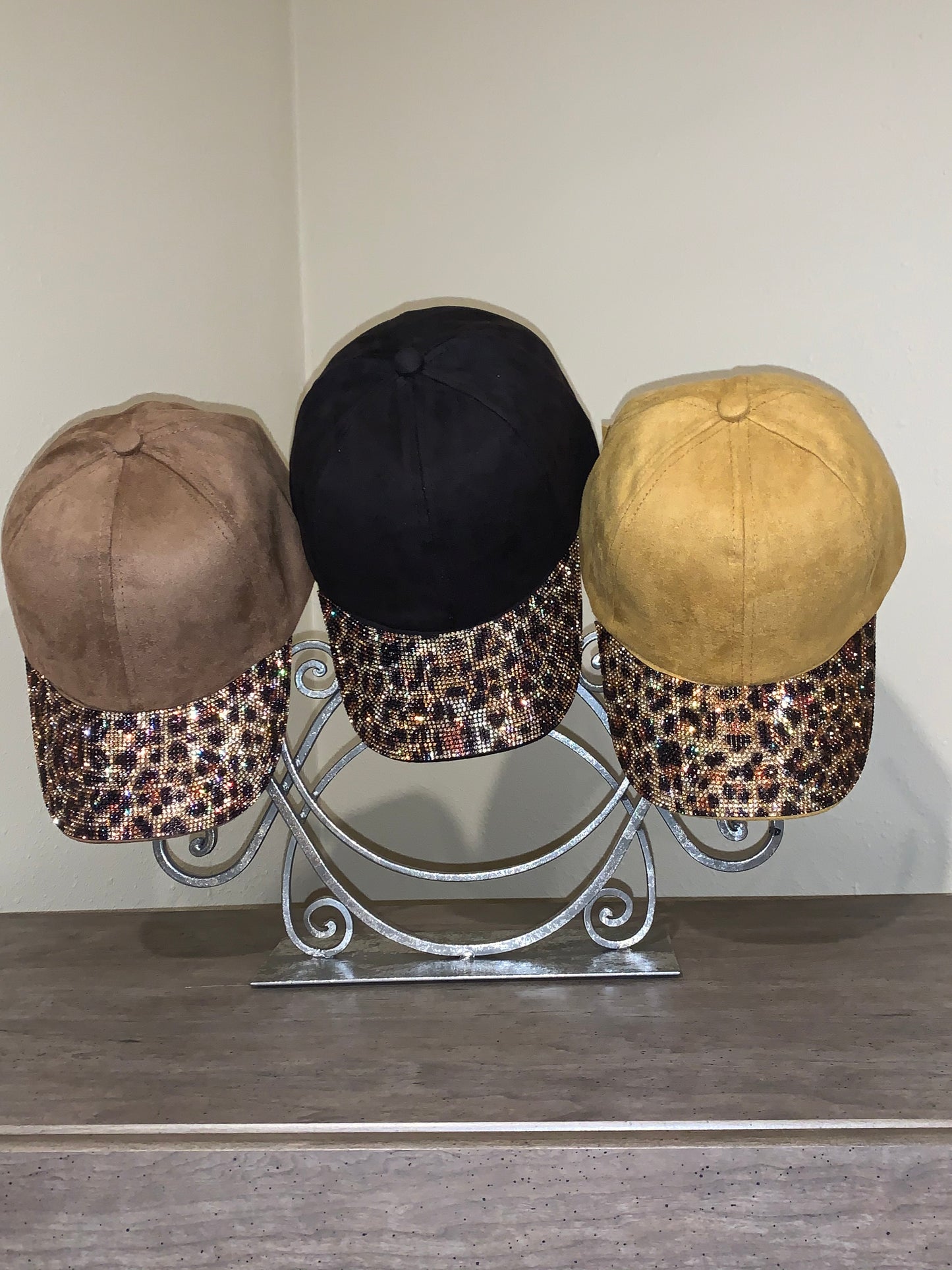 Animal Print Crystal Caps