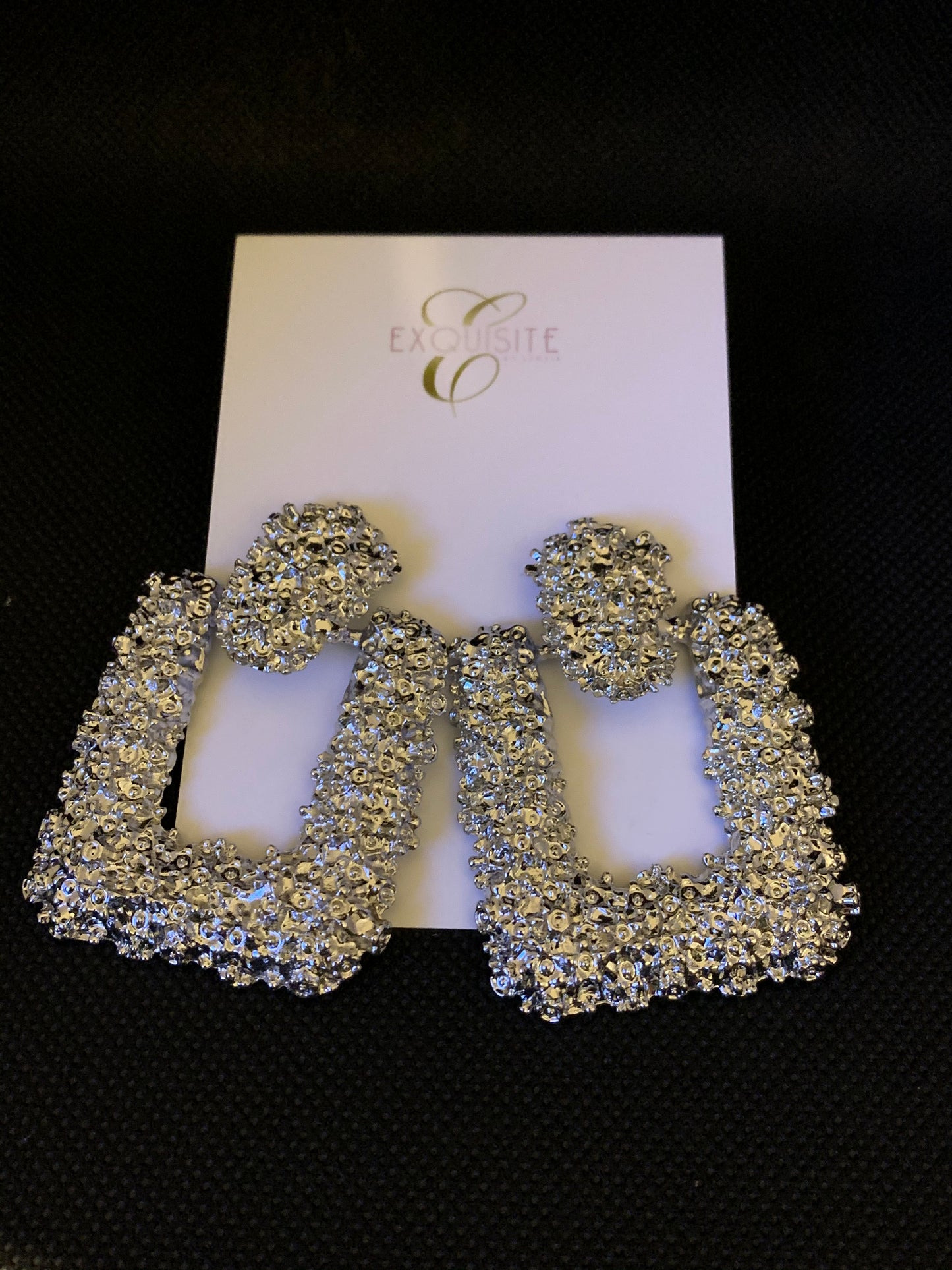 Boxy Earrings Silver Earrings