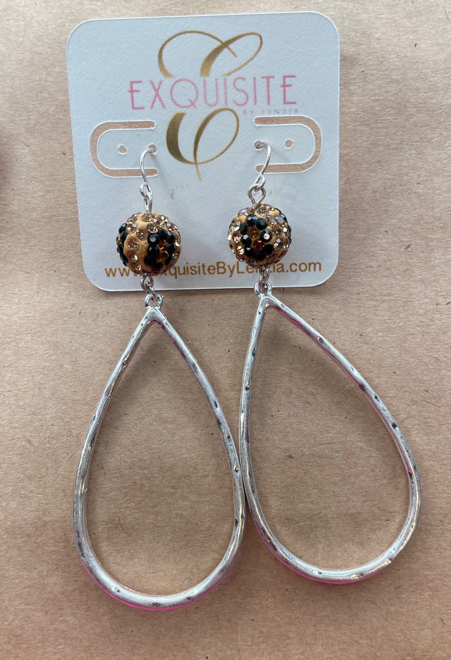 Tiger Hoop Earrings