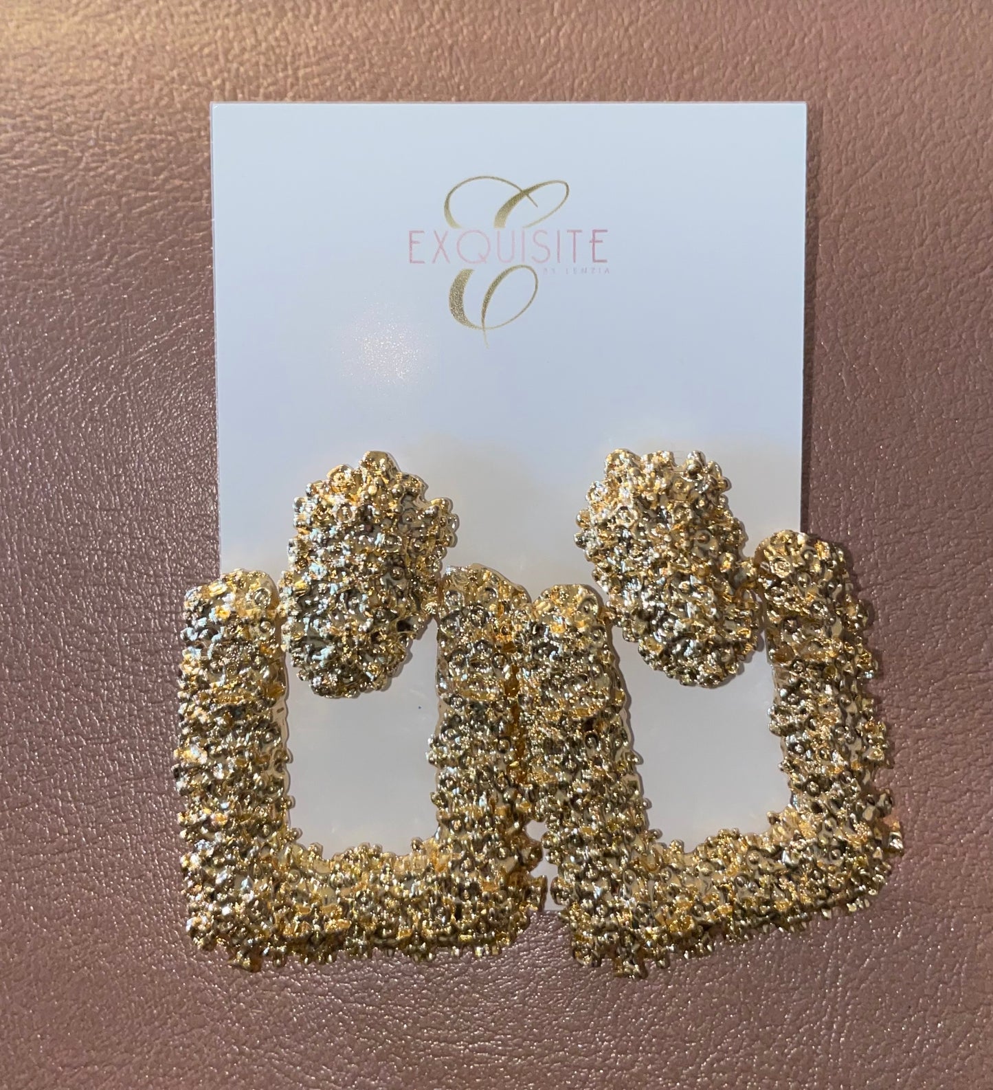 Boxy Earrings Gold Earrings