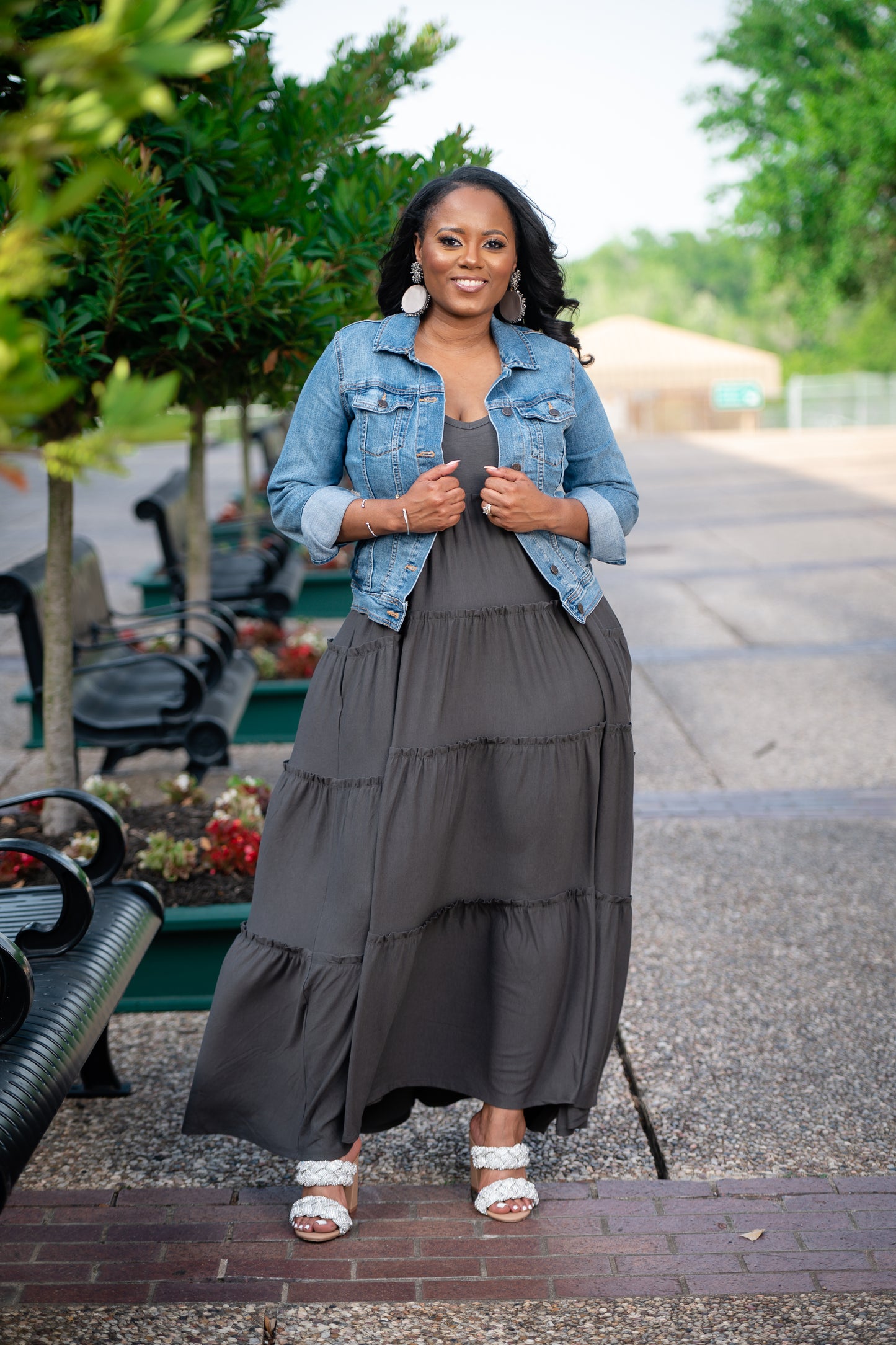 Maxine Dress (Dark Grey)